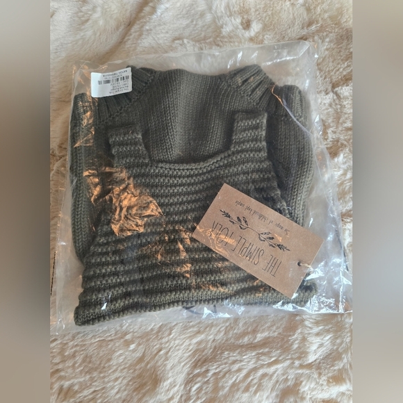 The Simple Folk Other - NWT! The Simple Folk,The Knit Romper,  Olive, Size 18-24mths